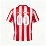 Custom Classic Red White Striped Football Shirt