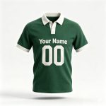 Custom Dark Green Collar Football Shirt